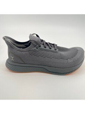 Flux Footwear Adapt Runner Gray Gum Mens Size 10 Athletic Knit Shoes Sneakers